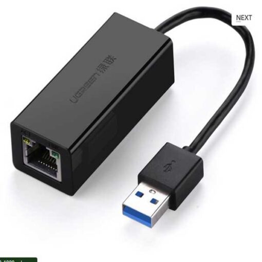 Cáp chuyển đổi từ USB 3.0 to LAN Gigabit Ugreen 20256