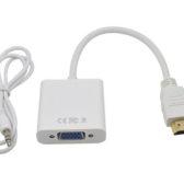 CABLE HDMI TO VGA XỊN + cáp sound âm thanh