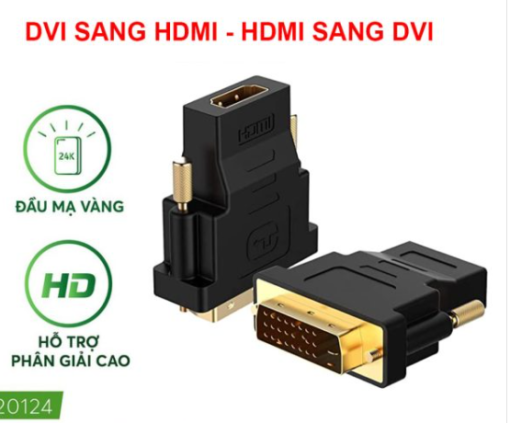 DAU CHUYEN DVI-HDMI UGREEN 20124 (24 + 1)