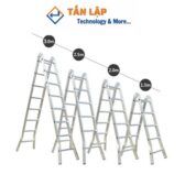 Thang Nhôm Gấp Chữ A Ninda A150