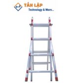 Thang nhôm chữ A gấp trượt Ninda RL-04