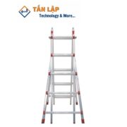 Thang nhôm chữ A gấp trượt Ninda RL-05